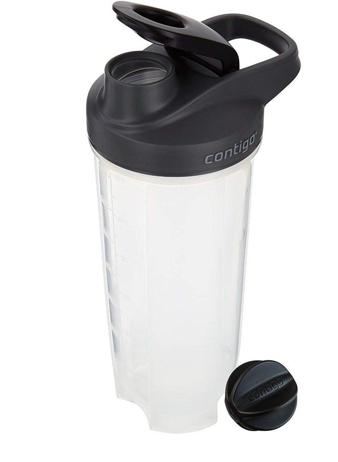 Contigo - 70290 Contigo Shake & Go Fit Snap Lid Shaker Bottle, 28 oz, Black - Image 4